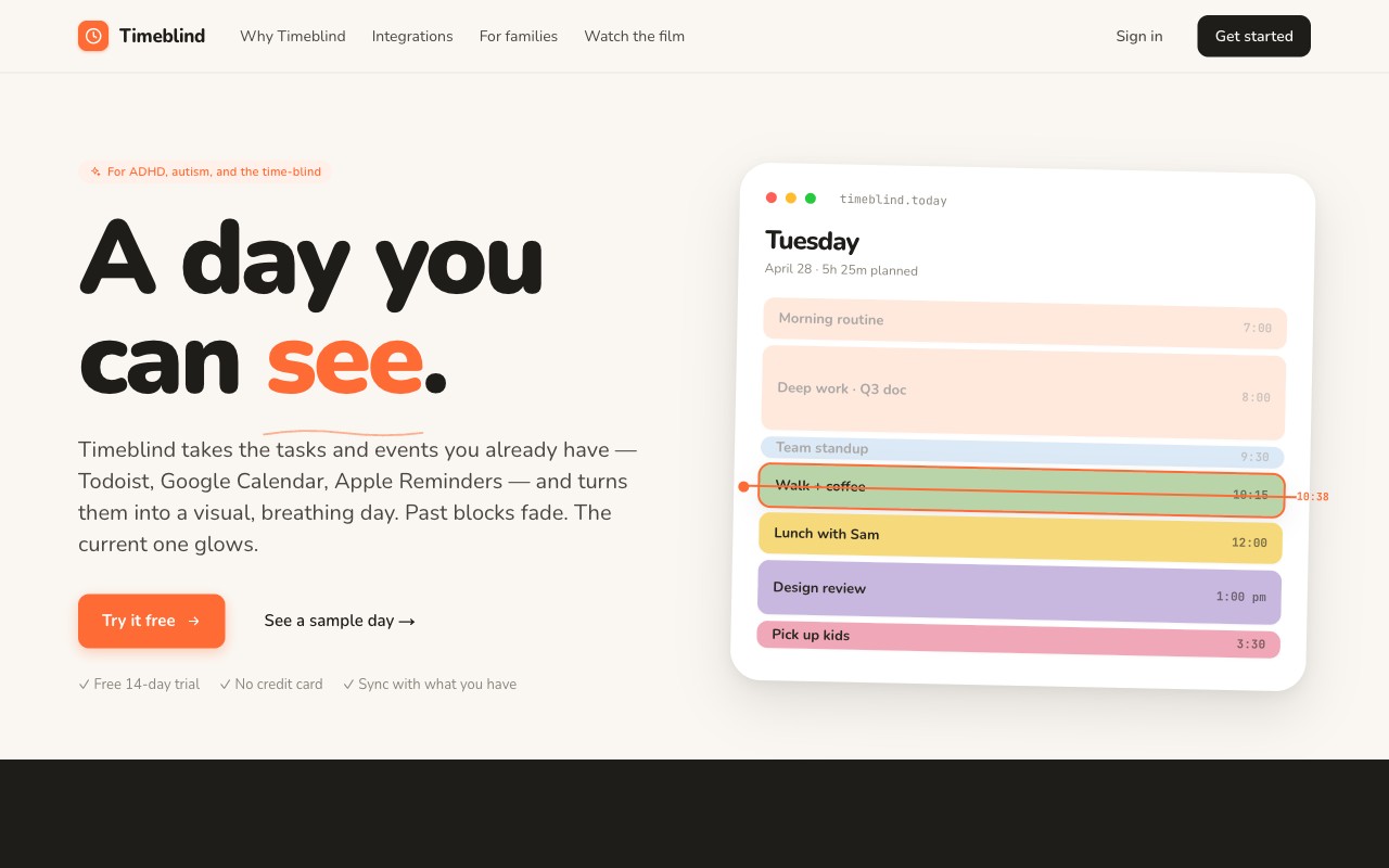 Timeblind preview